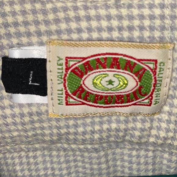 Men’s Large Vintage Banana Republic Button Down Shirt - Picture 5 of 8